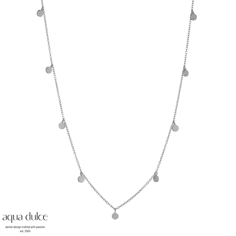 Cleo Necklace Long Silver - Aqua Dulce Halskæder  - 5740013819392