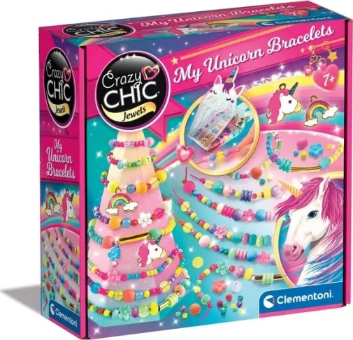 Clementoni Crazy Chic Jewels Unicorn Bracelets Diy Armbånd - Clementoni Armbånd  - 8005125508822