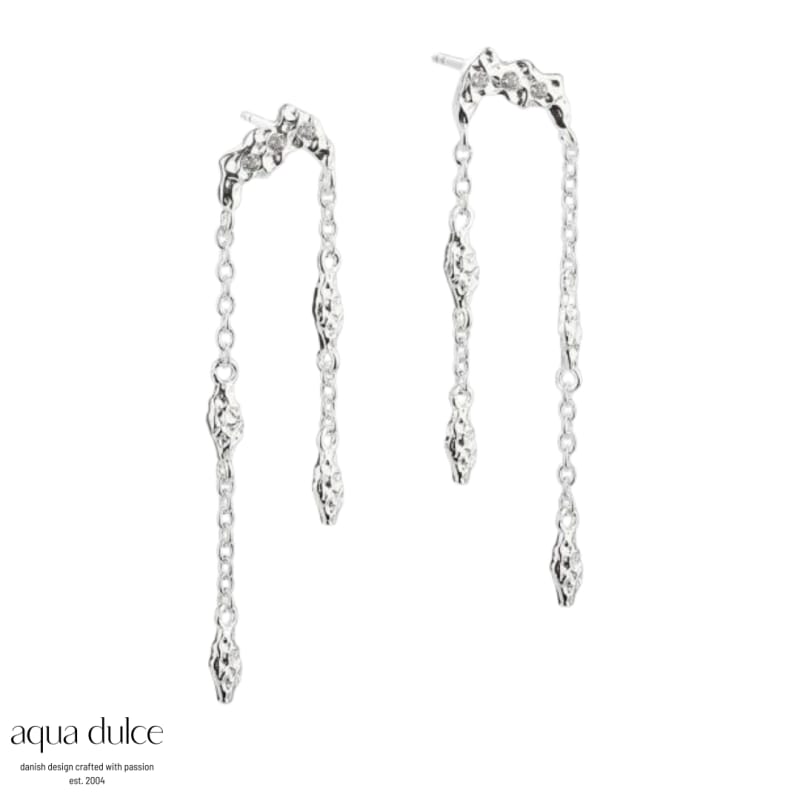 Milena Earstud Silver - Aqua Dulce Ørestikkere  - 5740013851231
