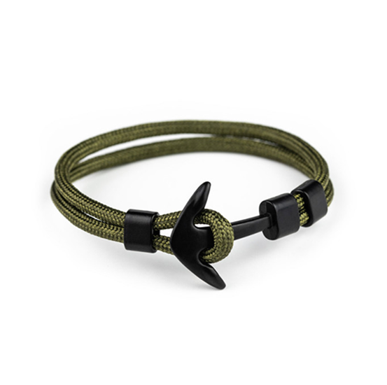 Grøn Deluxeamptrade Nylon Anker Armbånd Onesize Green - Deluxecovers Armbånd