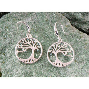 Yggdrasil øreringe Spirituelle Smykker Godkarmashop - Berk Øreringe