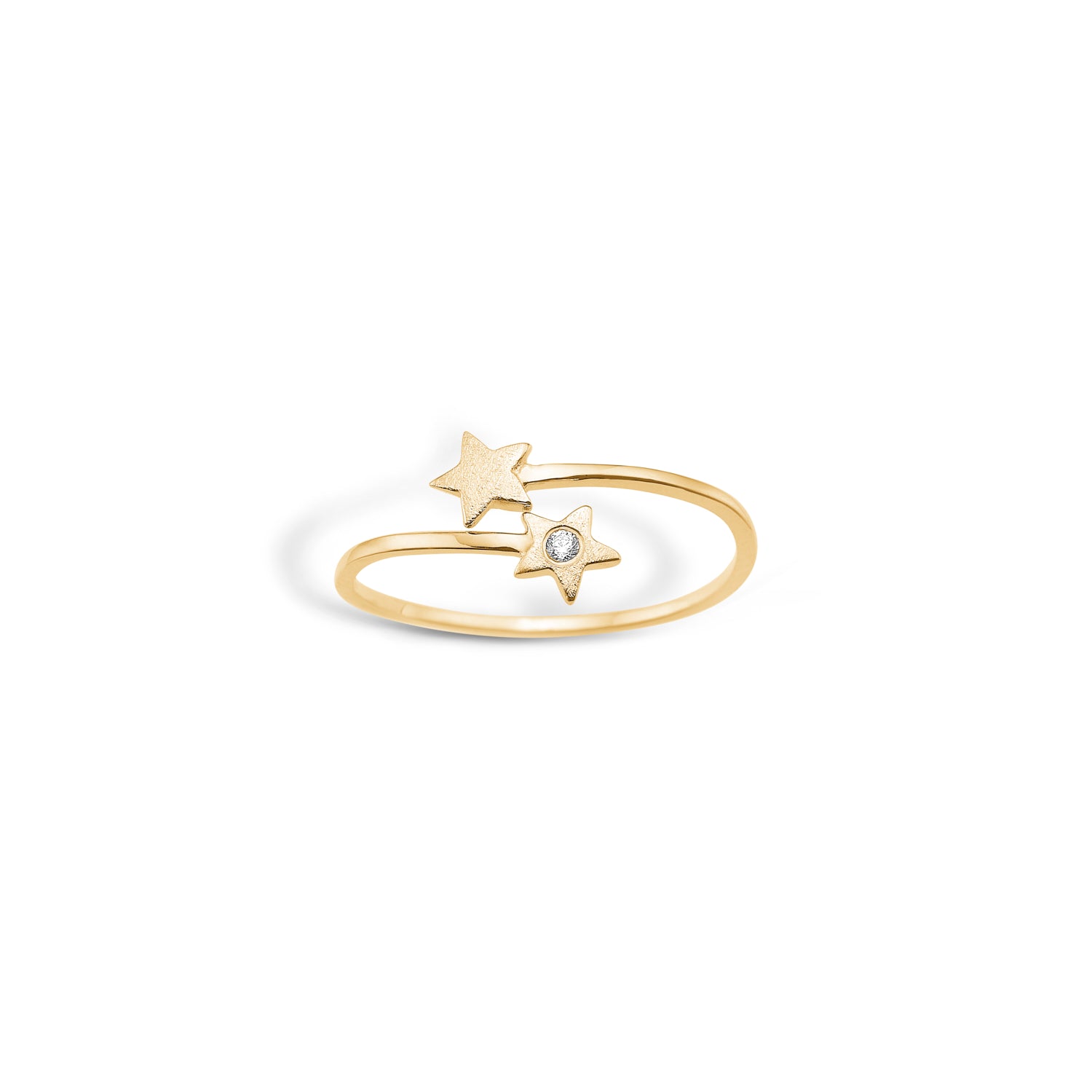 Blossom Copenhagen Karat Guld Ring Med Stjerner 09621393 - Blossom Fingerringe  - 1233690199399