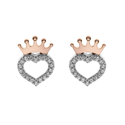 Disney Hjerte øreringe Sølv - Disney Øreringe