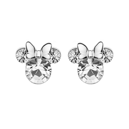 Disney Ørestikker Minnie Sølv Med Sløjfe - Disney Øreringe