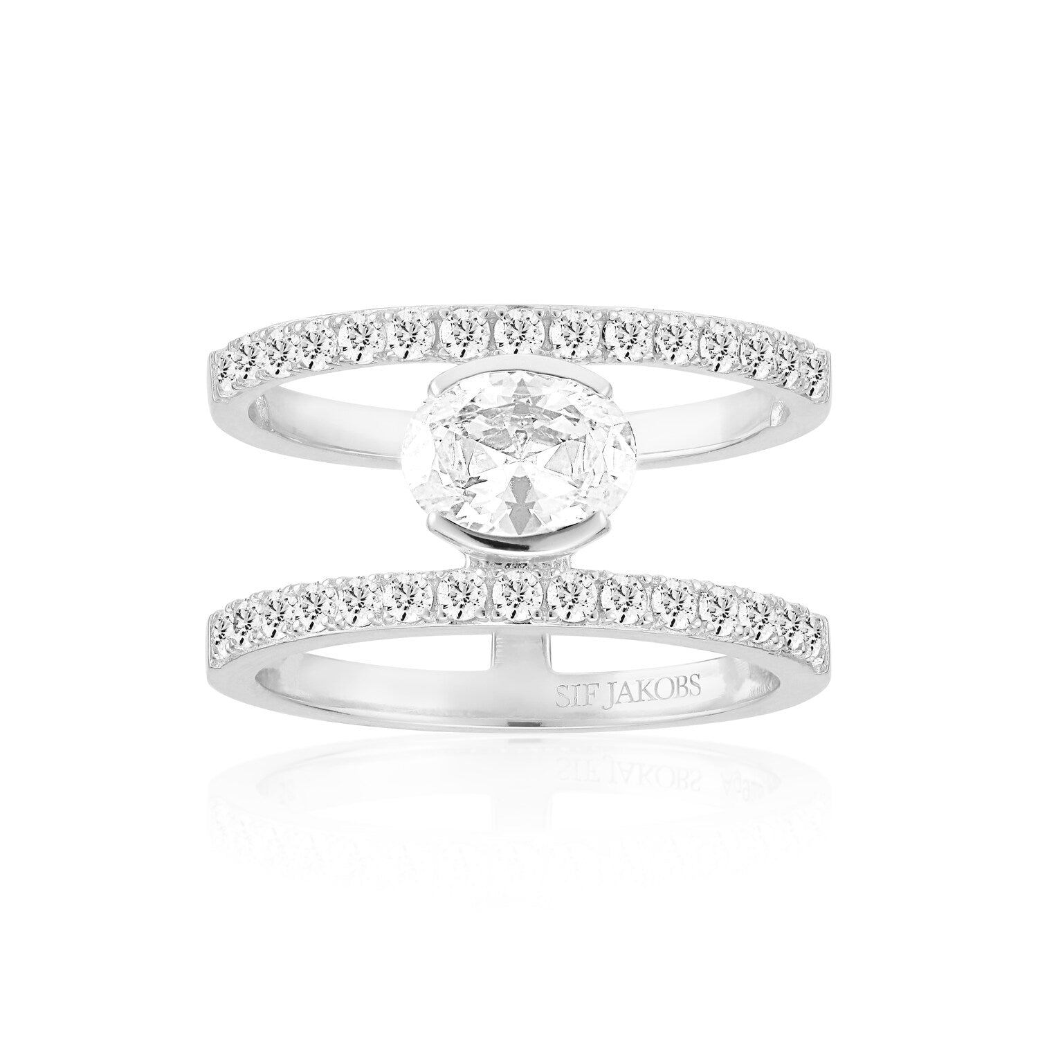 Ellisse Carezza Grande Ring - Fingerringe  - 5710698085184