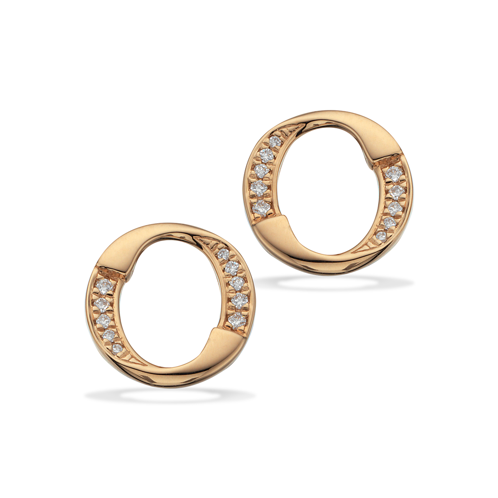 Scrouples 14karats øreringe Med Brillanter 120445 - Scrouples Øreringe  - 1233690189208
