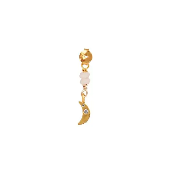 Stine Petit Bella Moon Behind Ear Earring 1401 - Stine A Øreringe