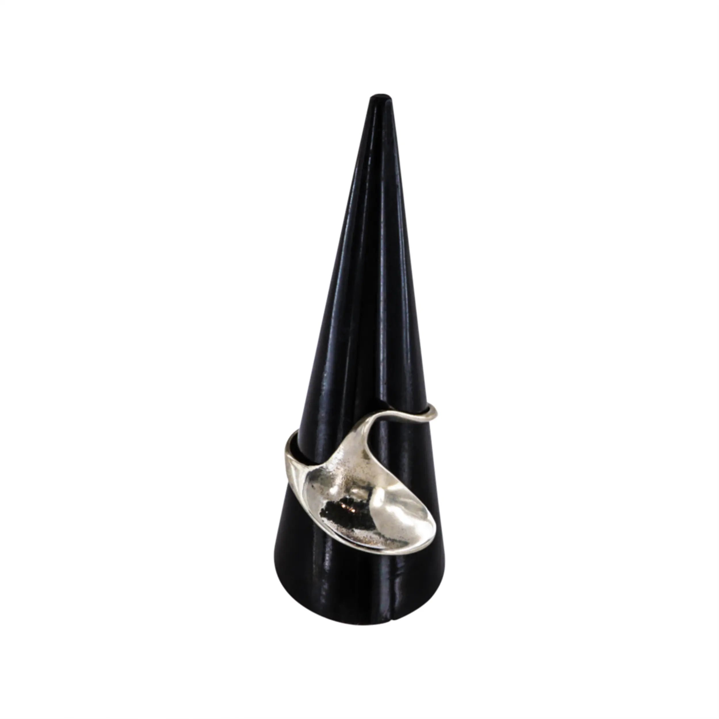 Sølv Fingerring Swirl Sterling Str - Fingerringe  - 05740034078853