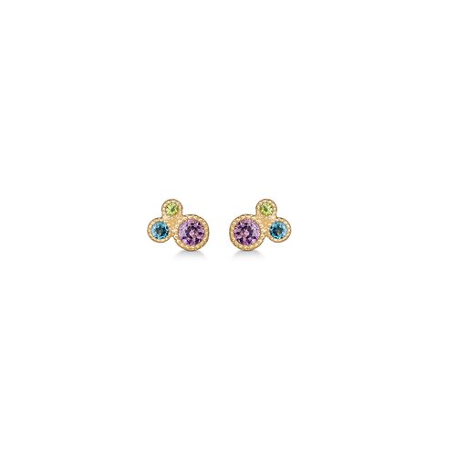 Mads Luxury Rainbow ørering Med Sten 1514066 - Mads Z Ørestikkere  - 1233690160658
