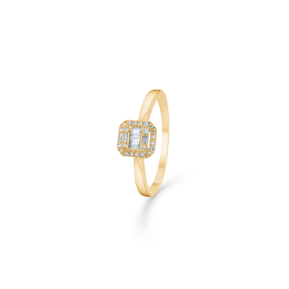 Mads Elizabeth Guld Ring Med Diamanter 18ct 1541031 - Mads Z Fingerringe  - 1233690117348