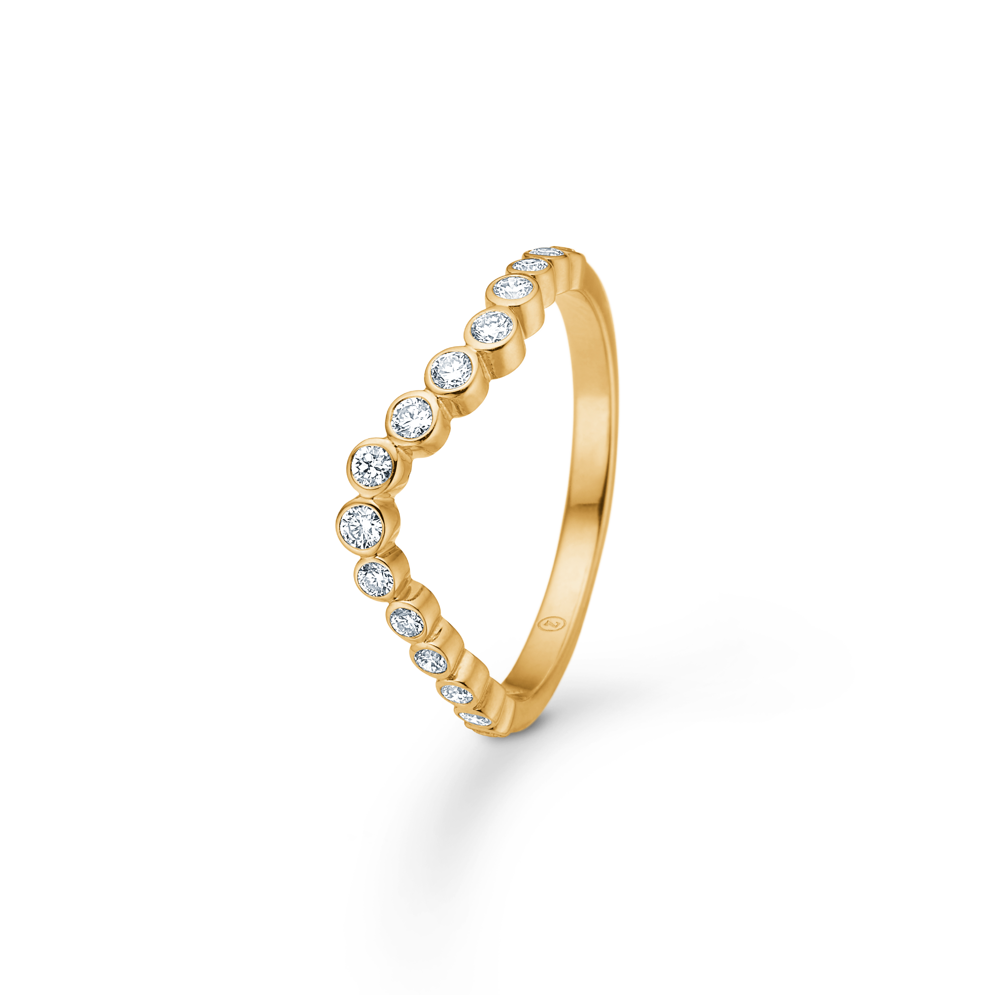 Mads Freya 14kt Guld Ring Med Brillanter 1541177 - Mads Z Fingerringe