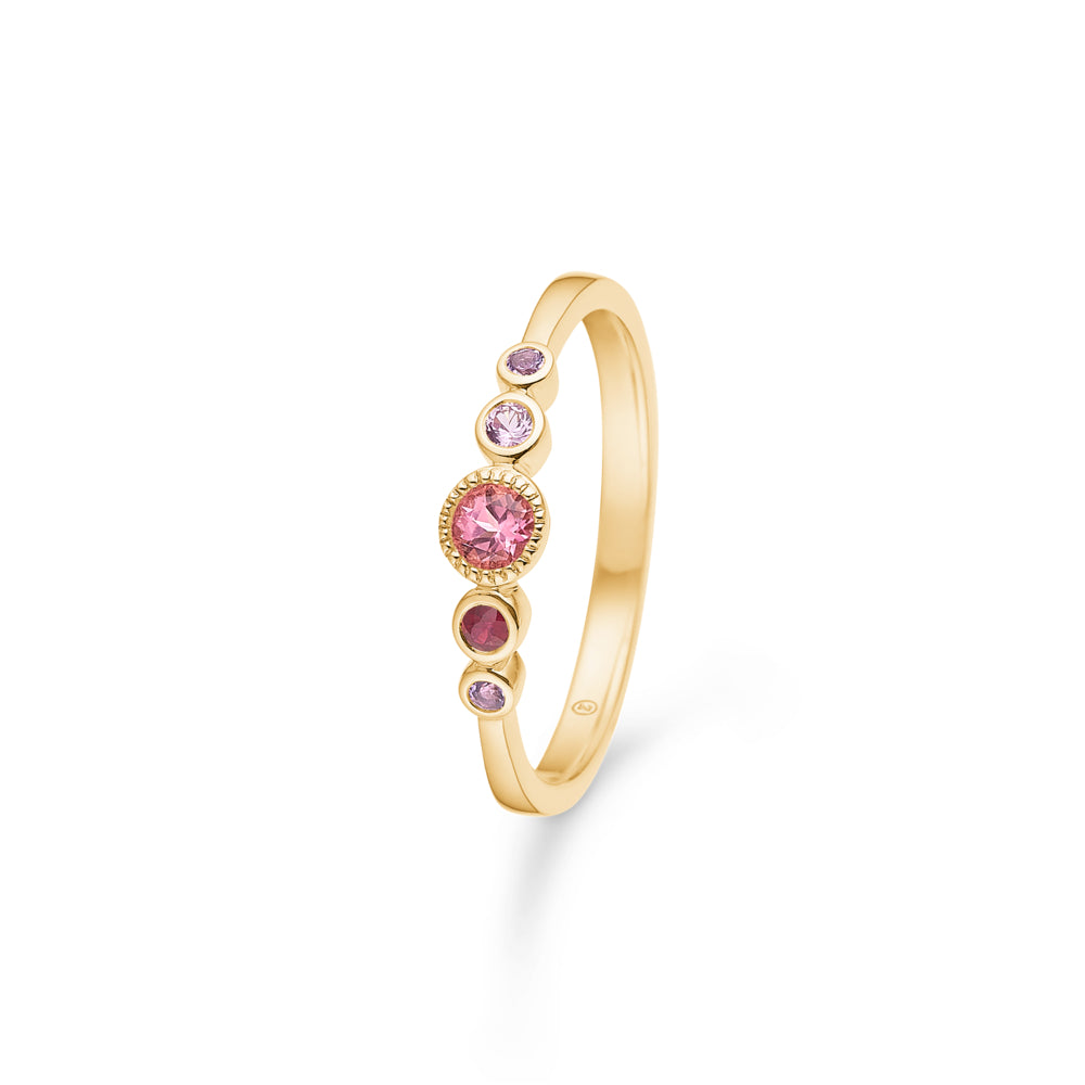 Pink Mads Poetry Karat Guld Ring 1546182 - Mads Z Fingerringe  - 1233690233611