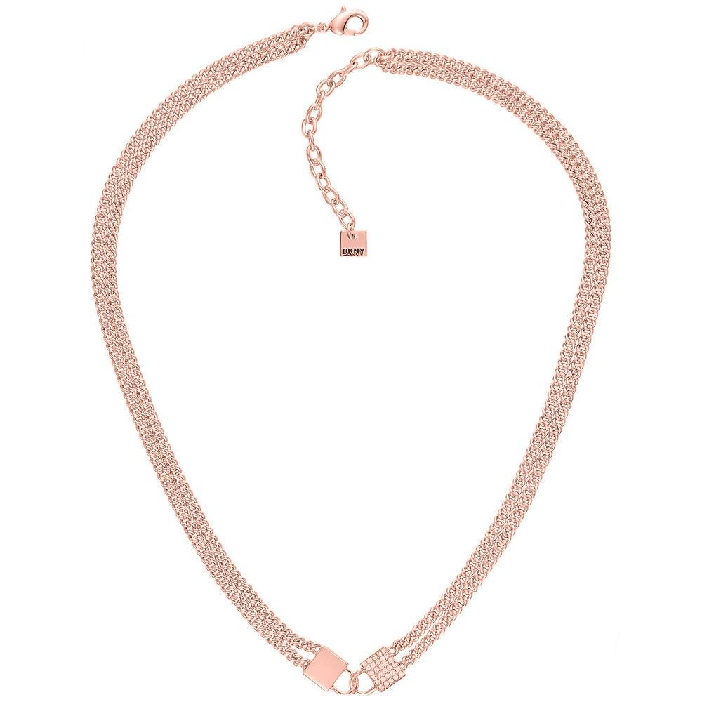 Pink Dkny Halskæde Til Kvinder Rustfrit Stål 5520109 - Dkny Halskæder  - 9009655201092