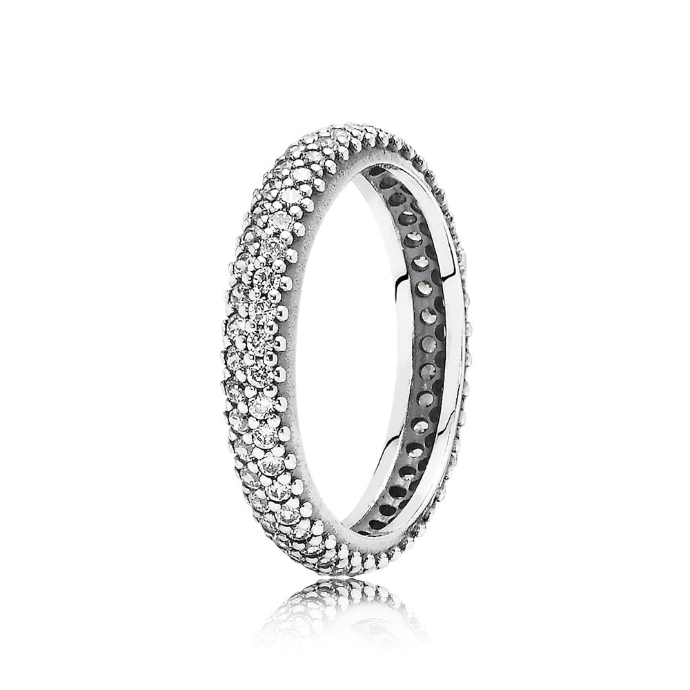 Pandora Ring Med Zirkoner 190909cz - Pandora Fingerringe  - 1233690019703