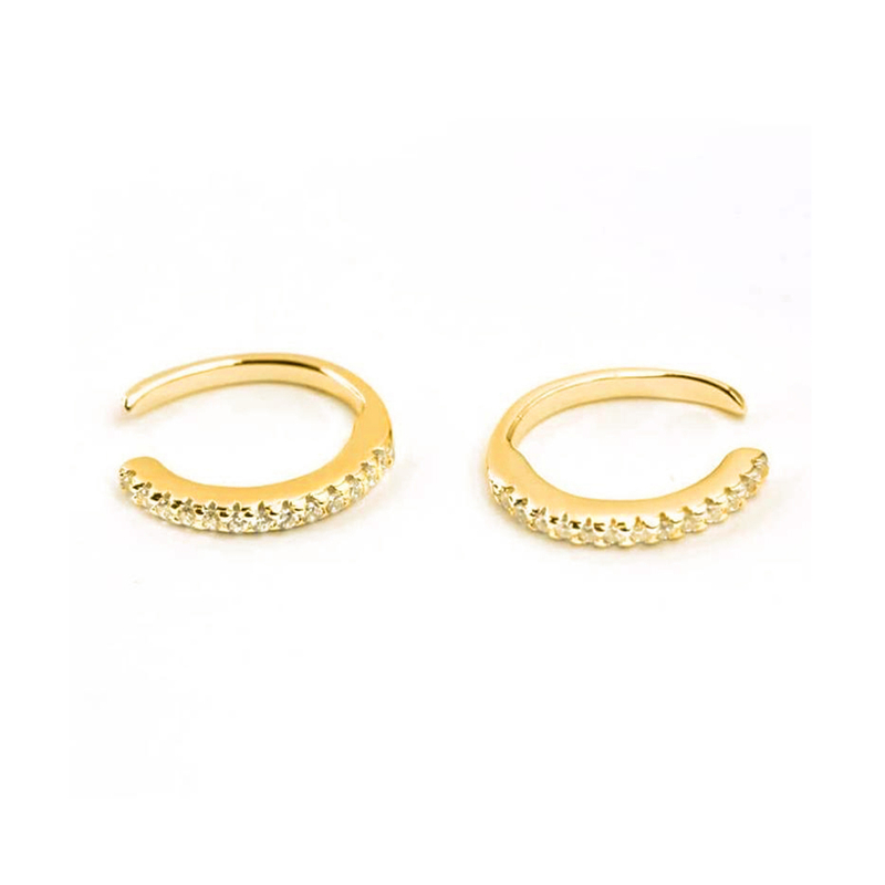 Donnatella Ear Cuff Forgyldt - Donnatella Øreringe