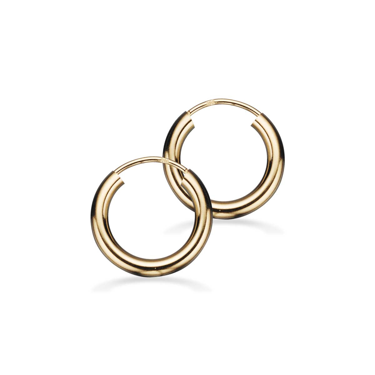Scrouples Karat Guld Creoler 15mm 19233 - Scrouples Øreringe  - 1233690084947