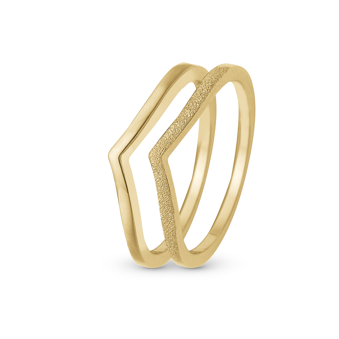 Christina Double Moutains Ring - Christina Fingerringe