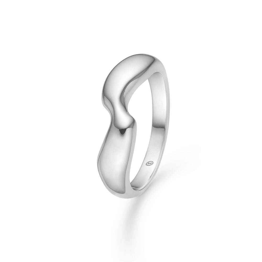 Mads Avery Sølv Bølge Ring 2140115 - Mads Z Fingerringe  - 1233690196114