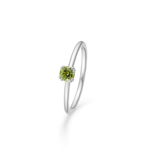 Mads Poetry Sølv Ring Med Peridot 2146053 - Mads Z Fingerringe  - 1233690160825