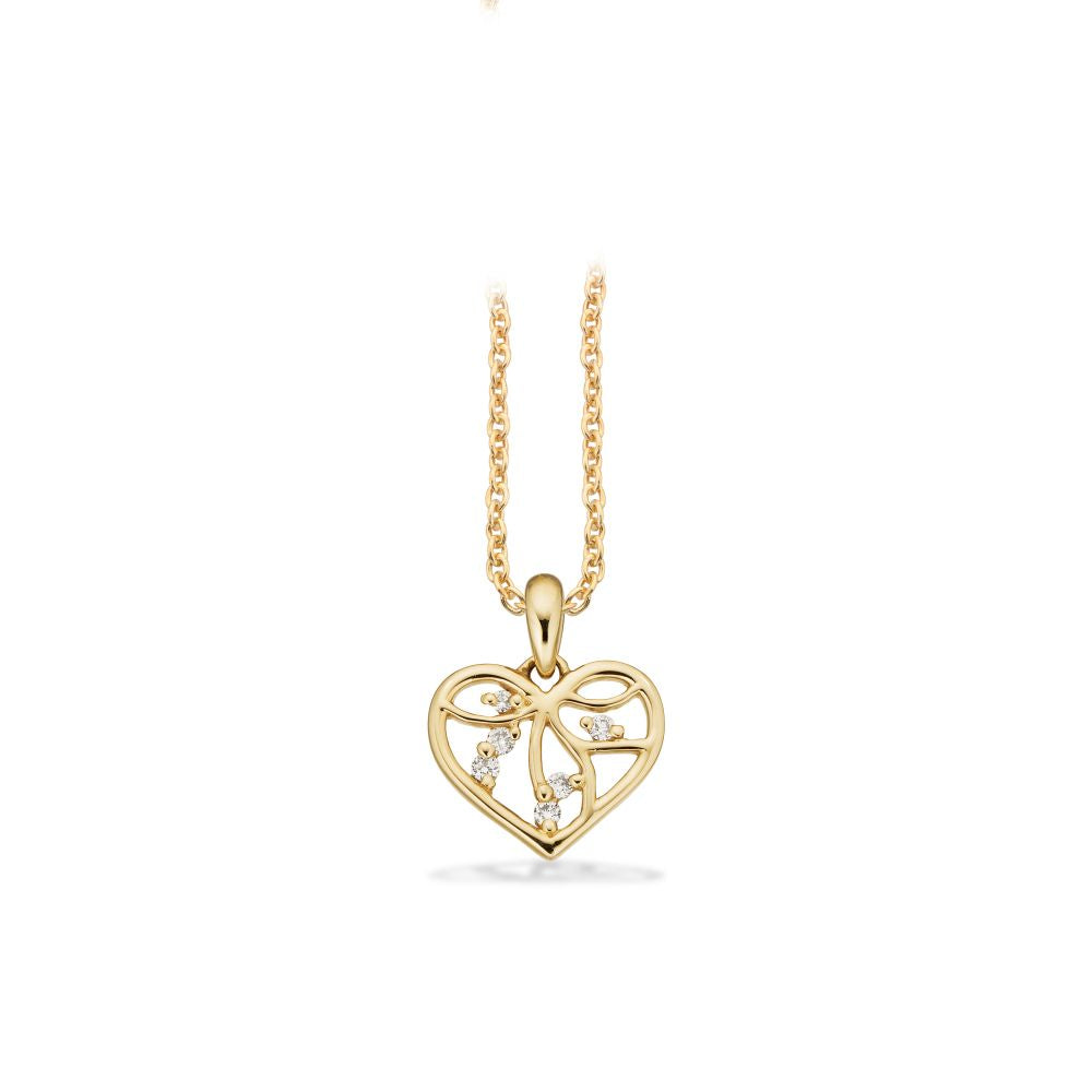 Scrouples 14kt Vedhæng Med Diamanter 05ct 214755 - Scrouples Halskæder