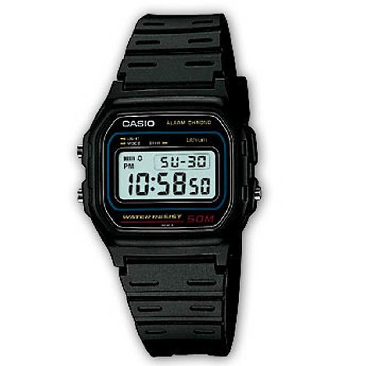Digitalt Casio 1vqes Sort Grå - Casio Armbånd  - 4971850436720