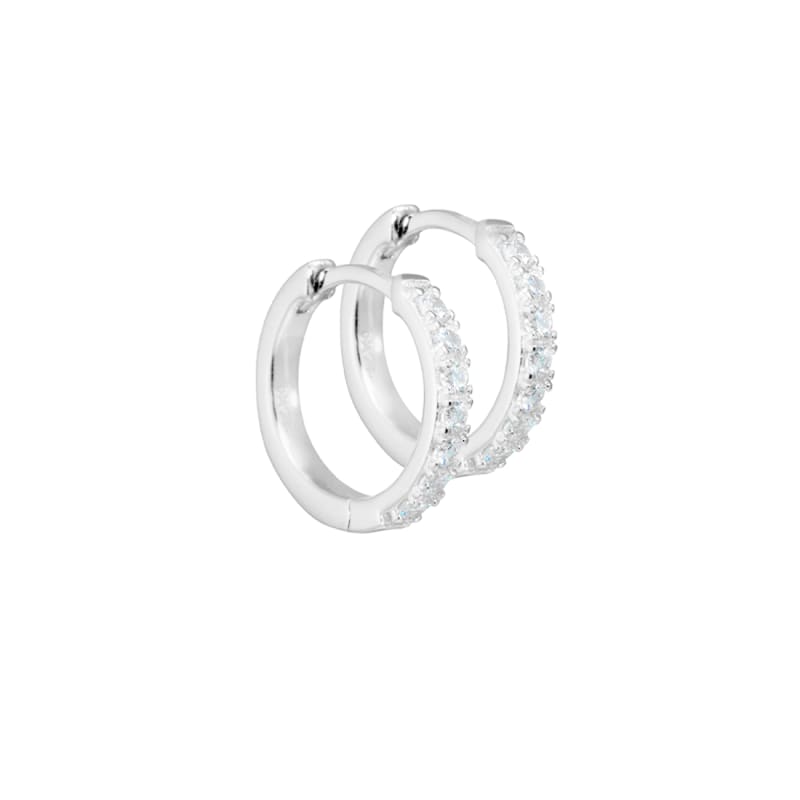 Darling Medium Silver - Aqua Dulce Øreringe  - 5740013822903
