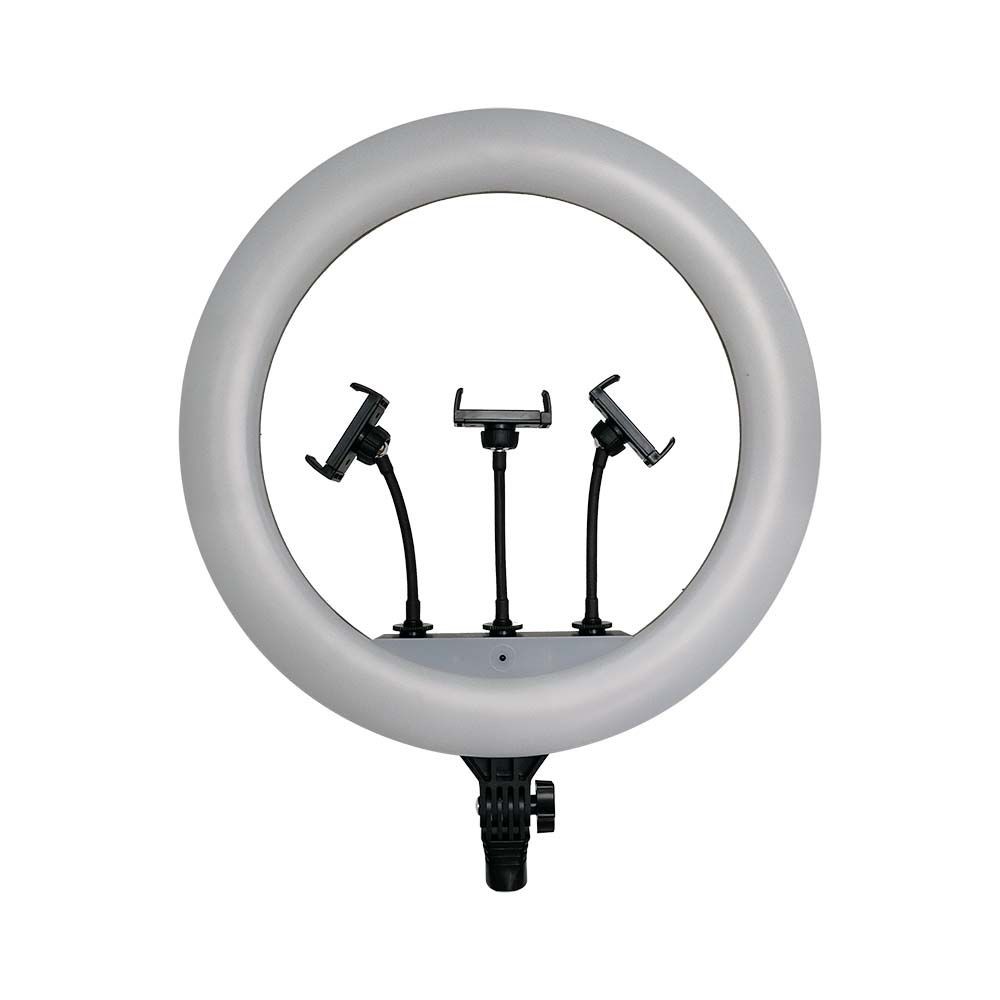 Led Ring Light Med Stativ 55w Ø44cm Telefonholdere Fjernbetjening 3200k 5800k Kulør : - V-tac Fingerringe - 3800170209930