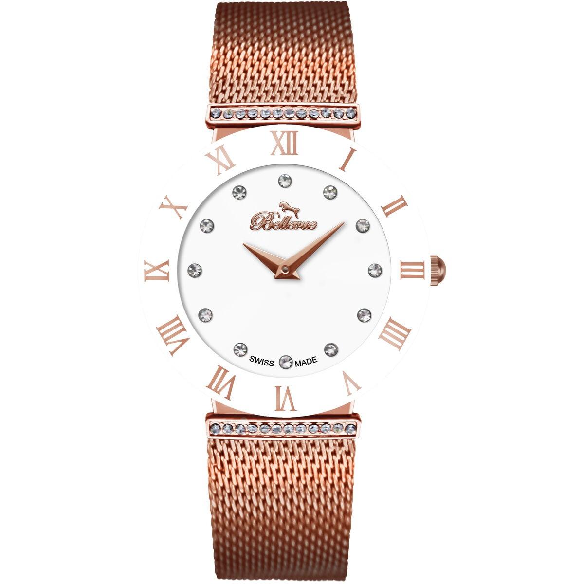 Rosa Dameur Bellevue F119 Guld - Bellevue Armbånd  - 7640251010415