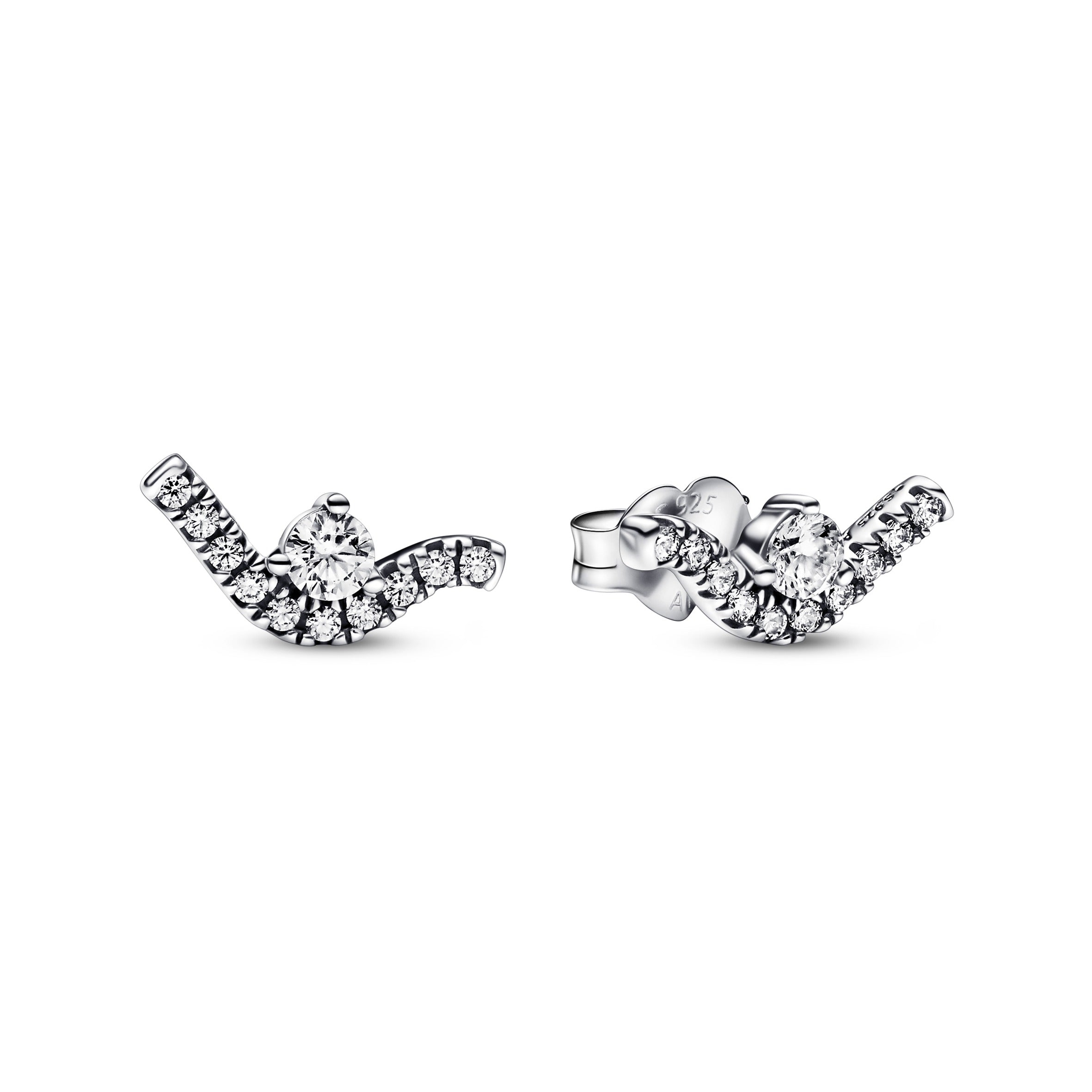 Pandora Bølge ørestikker Med Sten Zirkonia 292544c01 - Pandora Ørestikkere  - 1233690192758