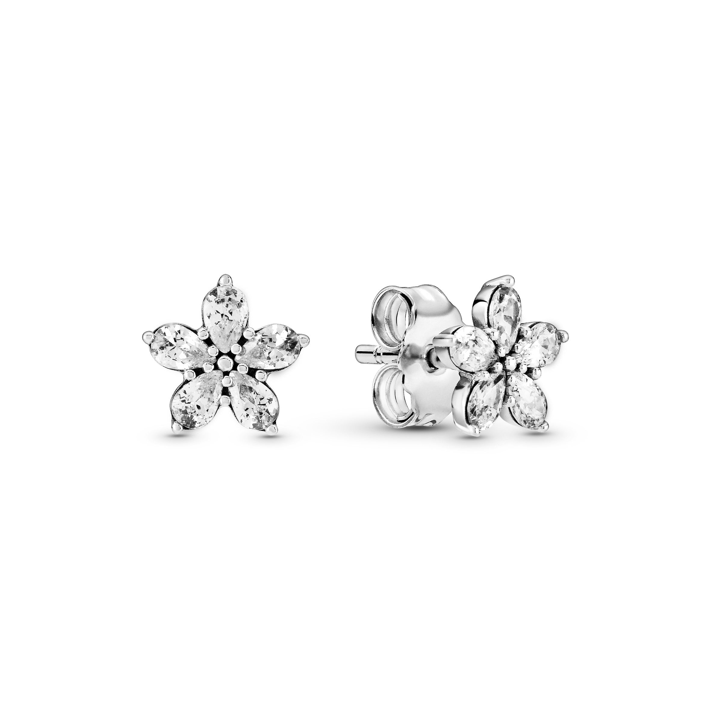 Pandora Snefnug øreringe Sølv Med Zirkonia 299239 - Pandora Ørestikkere  - 1233690116891