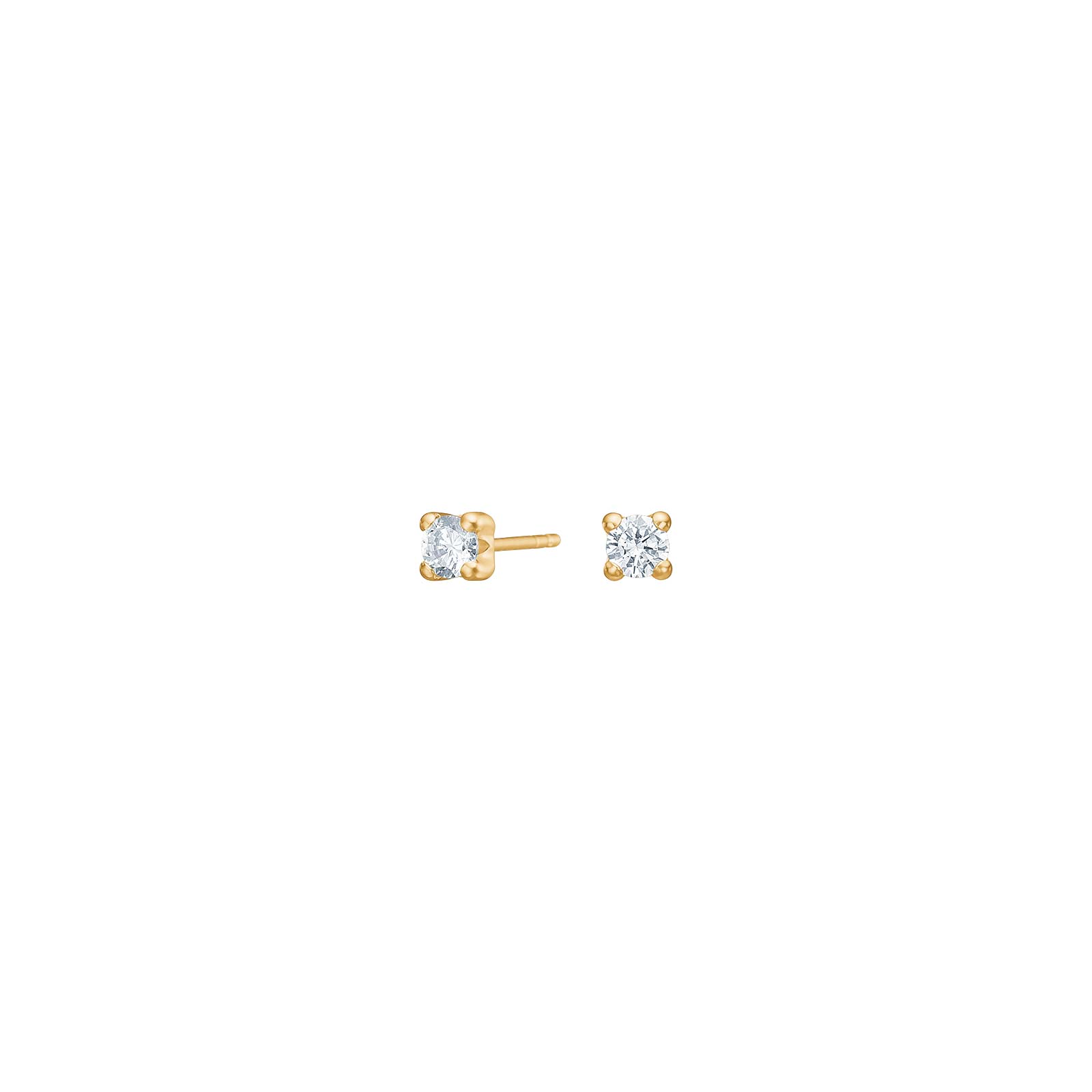 Siersbøl øreringe 3mm 8kt 30310040300 - Siersbøl Øreringe