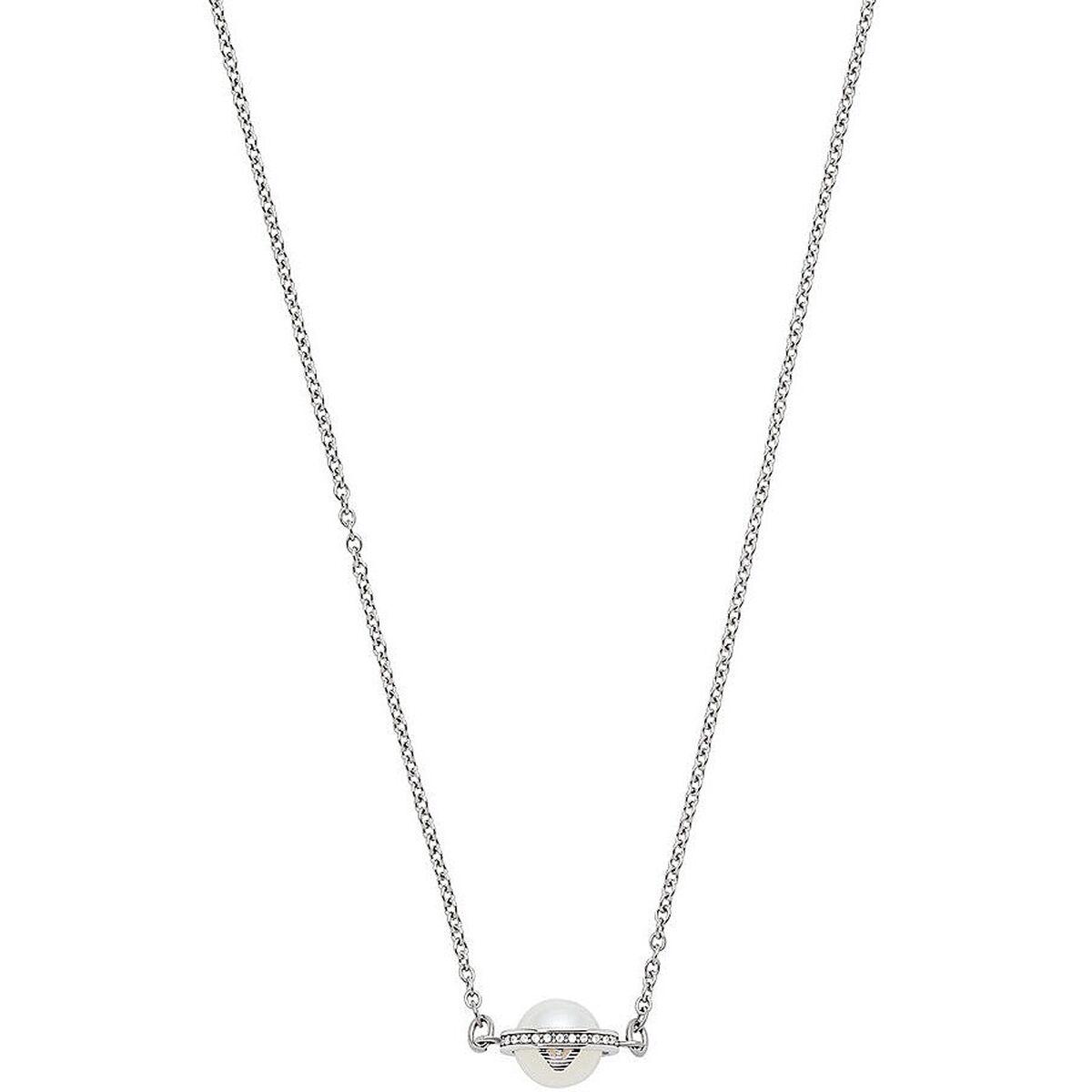 Emporio Armani Essential Halskæde Til Kvinder Sølvfarvet - Emporio Armani Halskæder  - 4064092084818