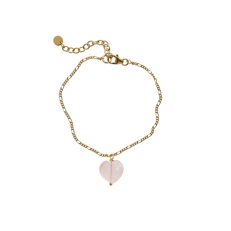 Stine Amour Bracelet Rose Quartz 3222 - Stine A Armbånd
