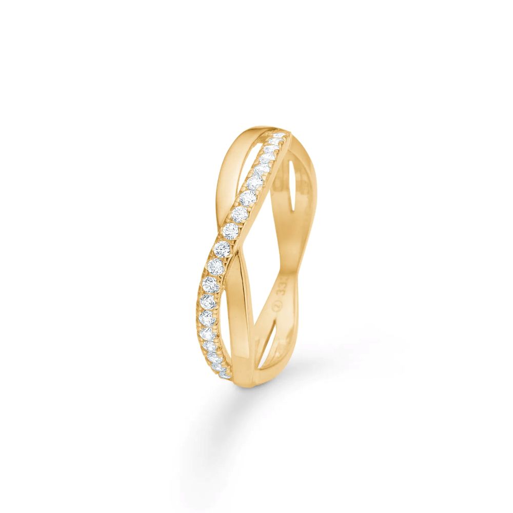 Mads Liv 8kt Ring Med Sten 3347039 - Mads Z Fingerringe