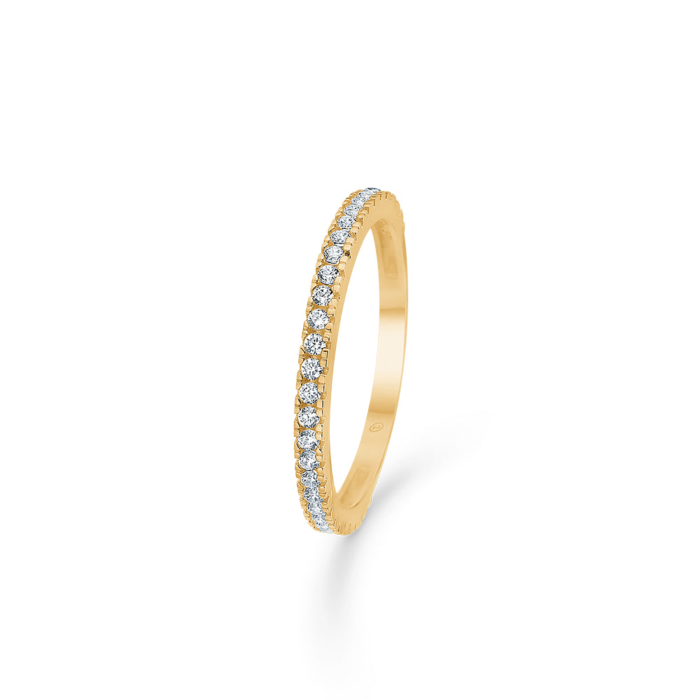 Mads Ring Madsz Sparkle Guld Ring Med Sten 3347165 - Mads Z Fingerringe