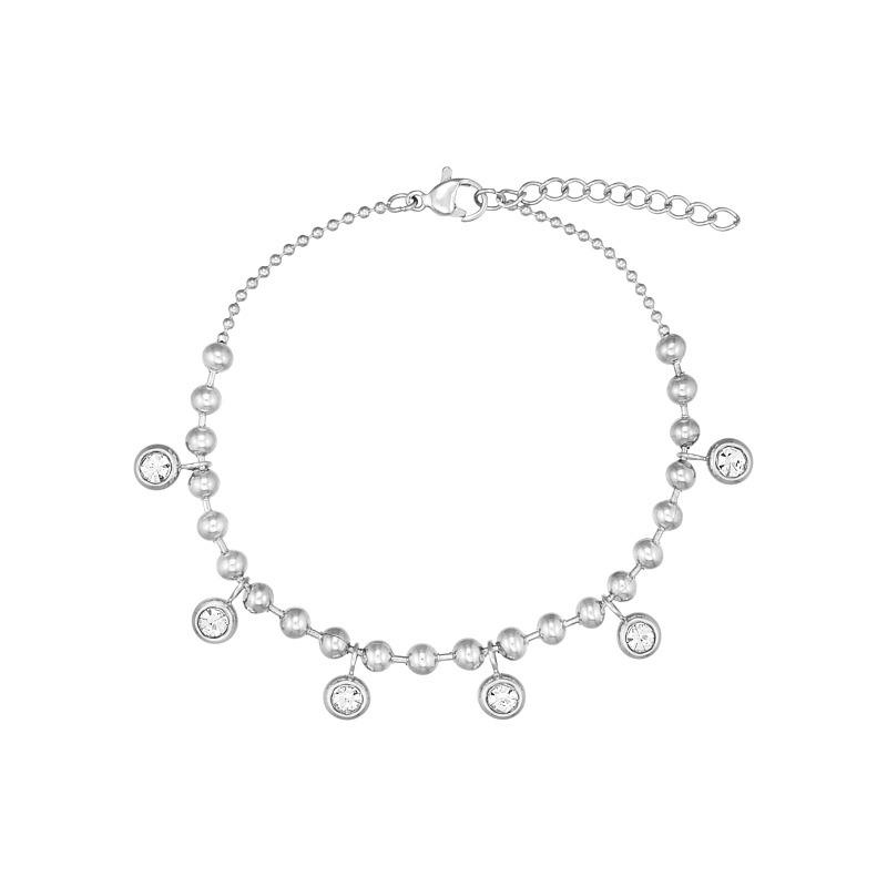 Armbånd Stål Med Zirkonia - Blicherfuglsang Armbånd