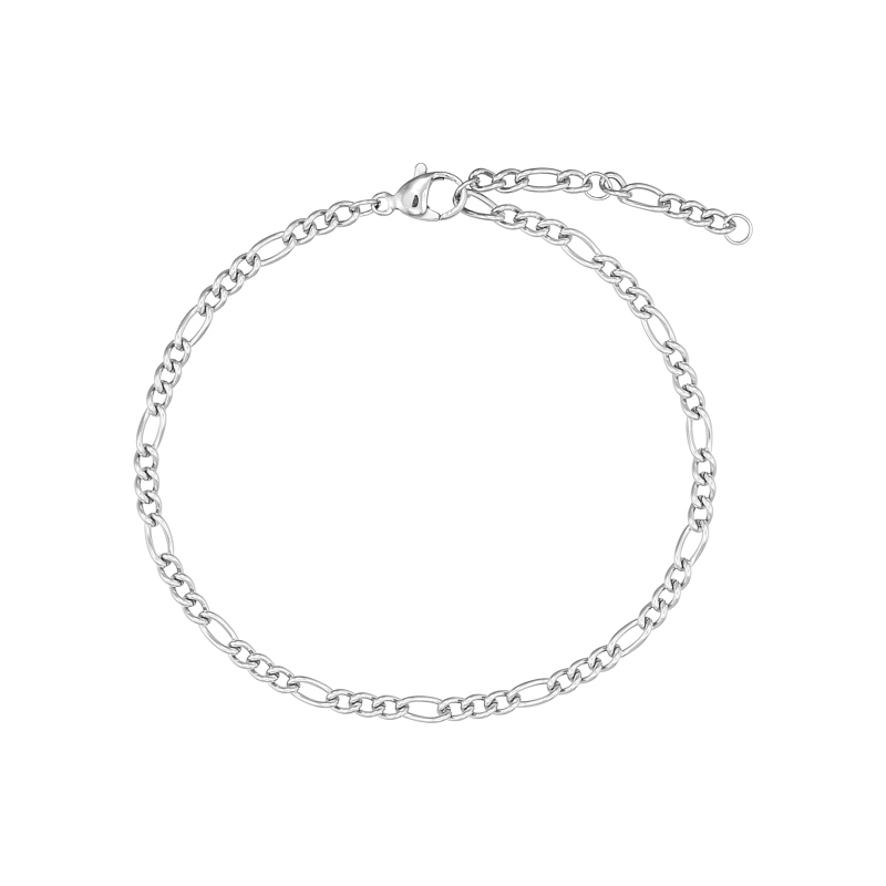 Figaro Ankelkæde Stål - Blicherfuglsang Ankelkæder