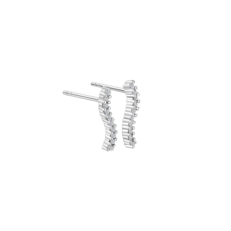 Isabela Earstud Silver - Aqua Dulce Ørestikkere  - 5740013844820