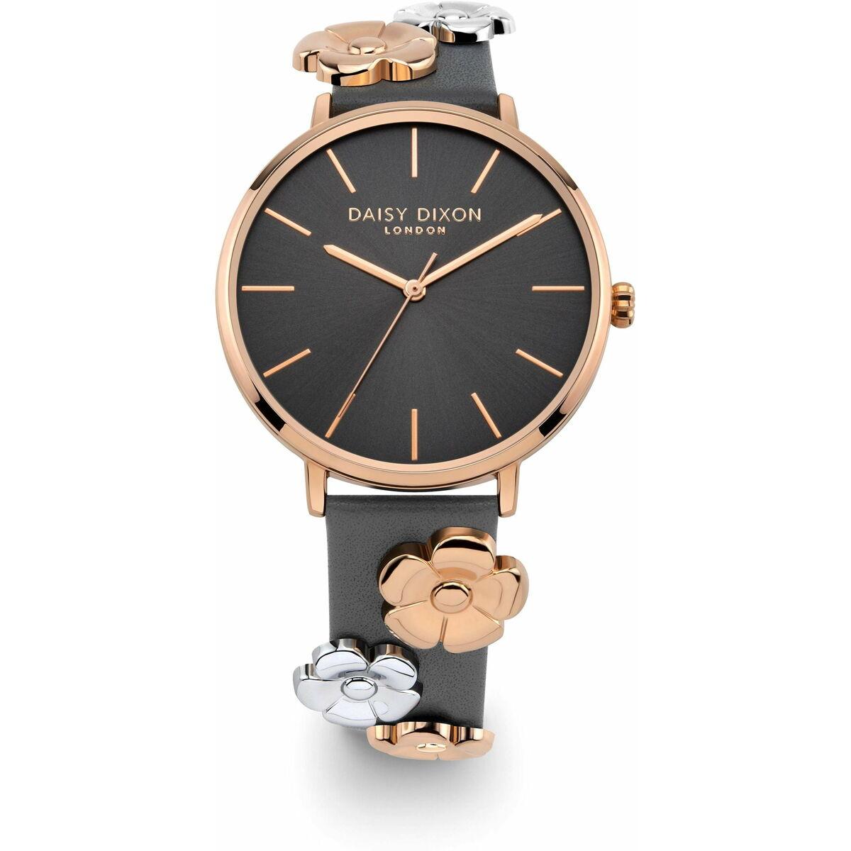 Rosa Dameur Daisy Dixon Dd160erg Armbåndsur Sort Guld - Daisy Dixon Armbånd  - 5024693180134