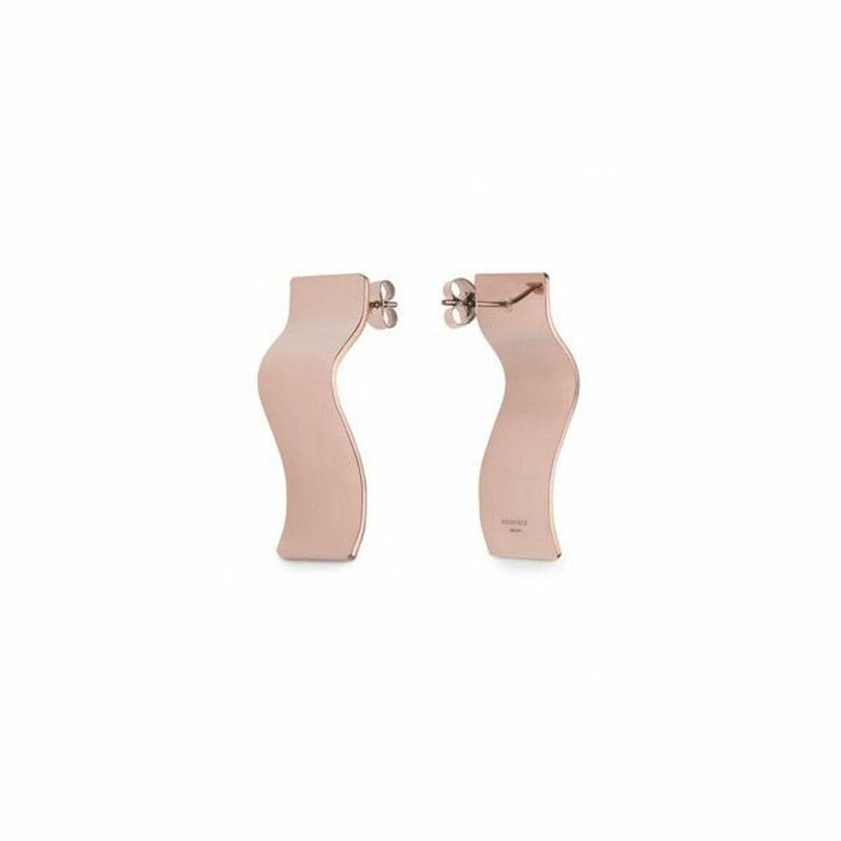 Pink Rosefield øreringe Til Kvinder Bwcer J222 Rustfrit Stål - Rosefield Øreringe  - 8720039334397