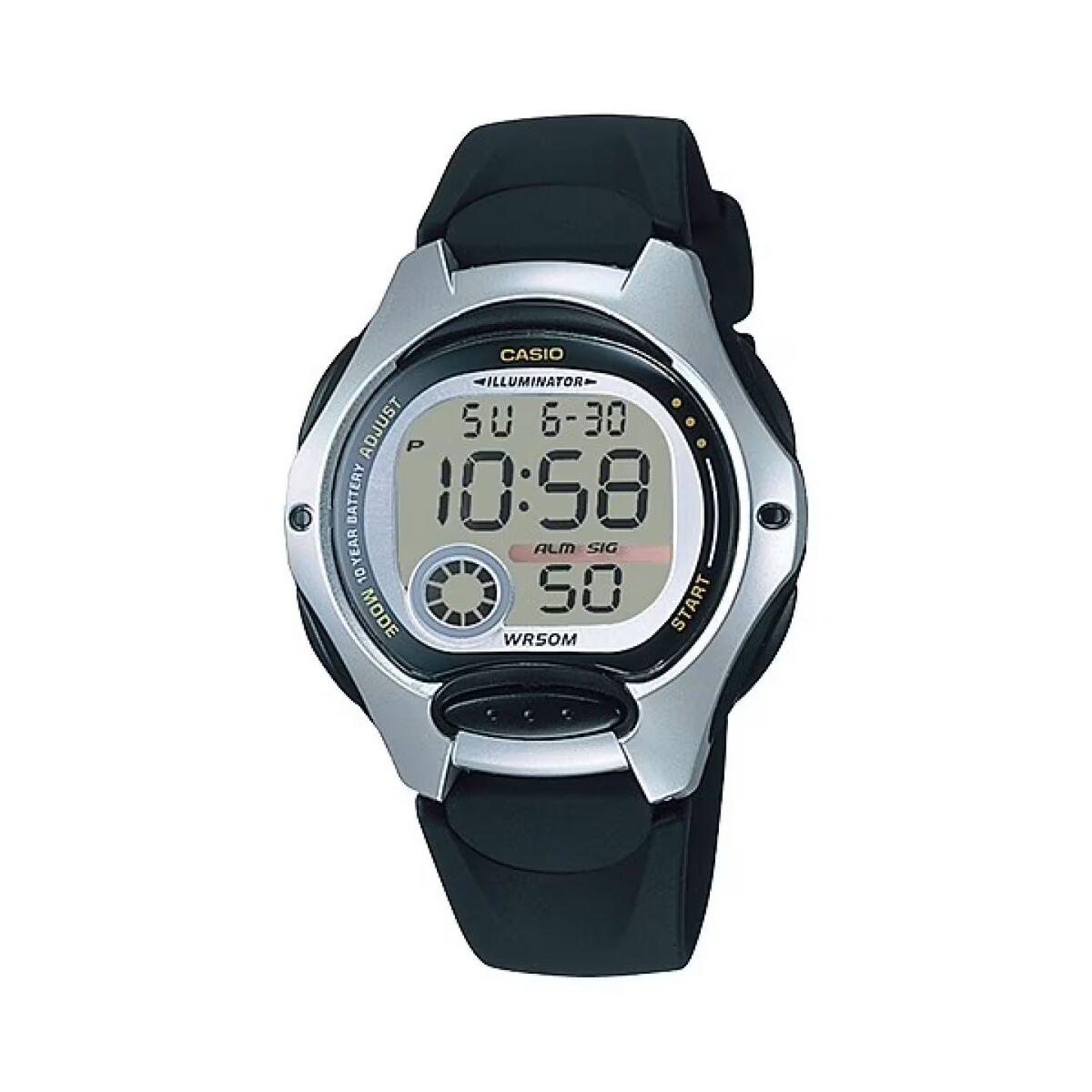 Casio Dameur Sport Digitalt Armbåndsur Sort Grå - Casio Armbånd  - 4971850795568