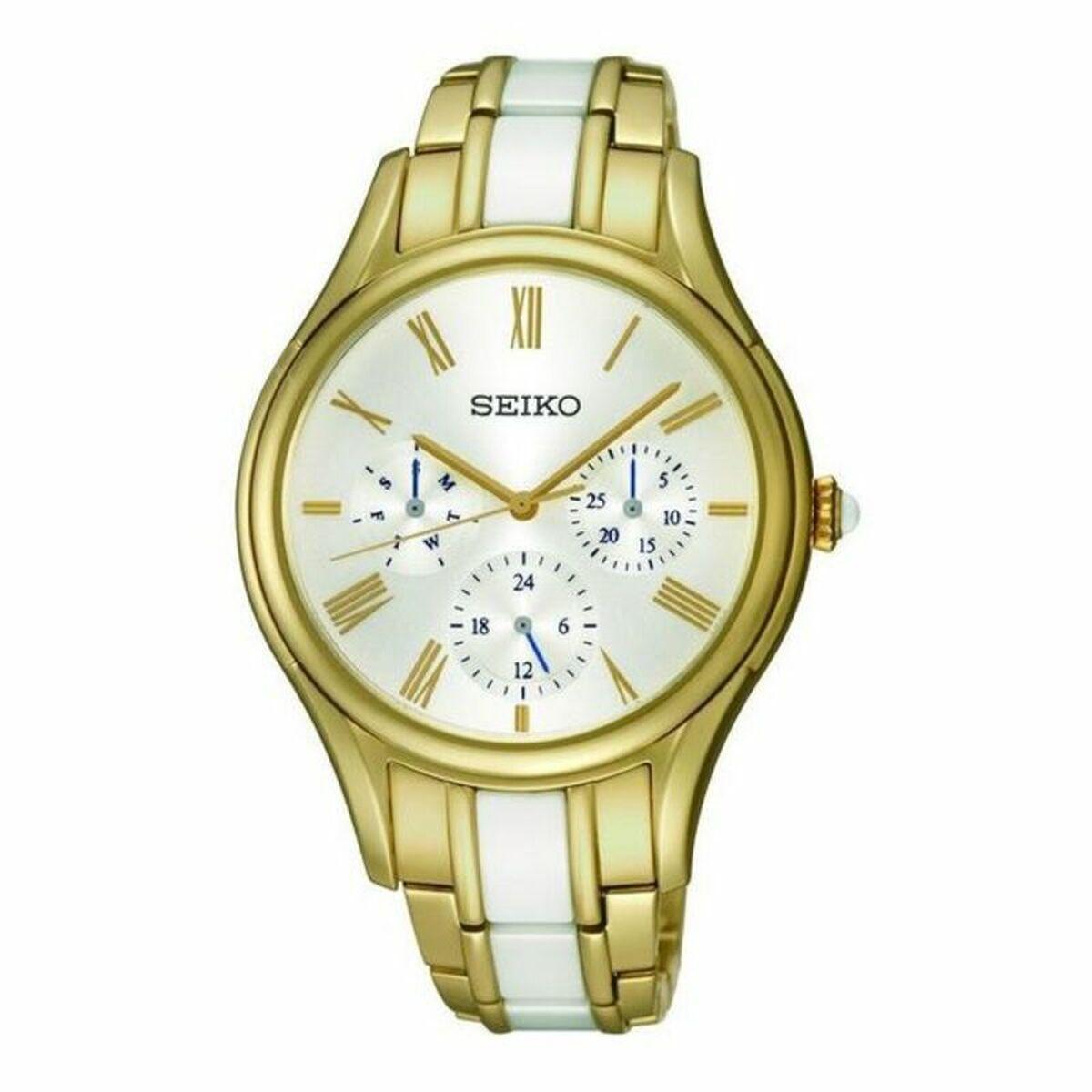 Seiko Sky718p1 Herreur Guldfarvet Stål - Seiko Armbånd  - 8431242456904