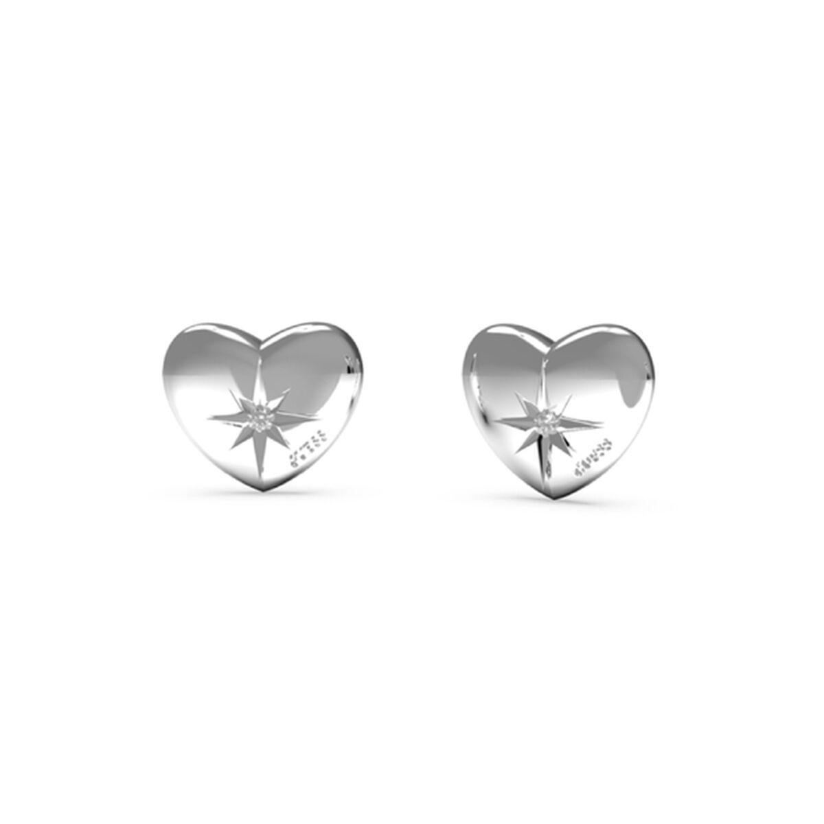 Guess øreringe Til Kvinder Hjerteformede Stikker Jube01445jwrht - Guess Øreringe  - 7621826573870
