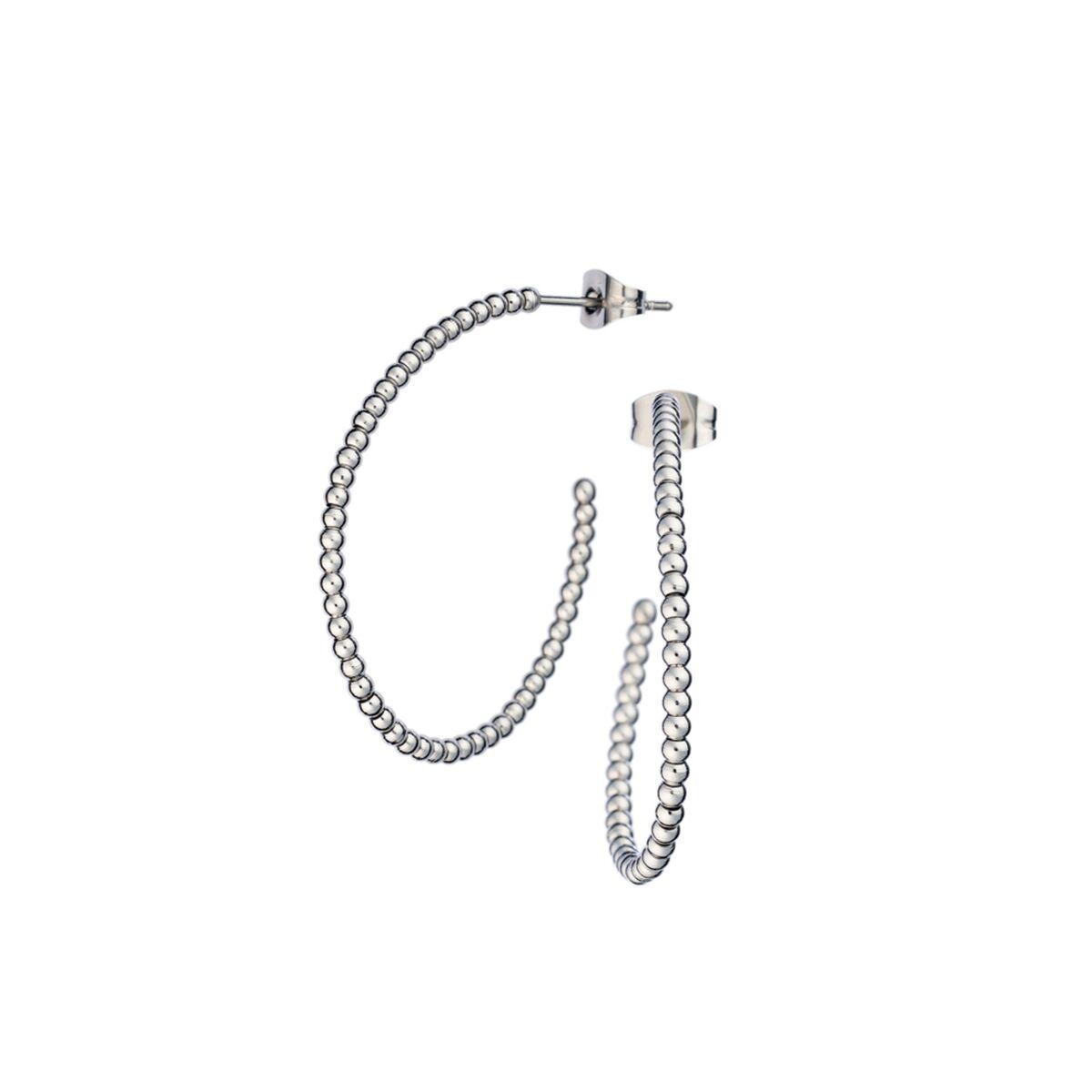 Jewels Esok7sc Hoop øreringe Til Kvinder Sølvlook - An Jewels Øreringe  - 5600468106471