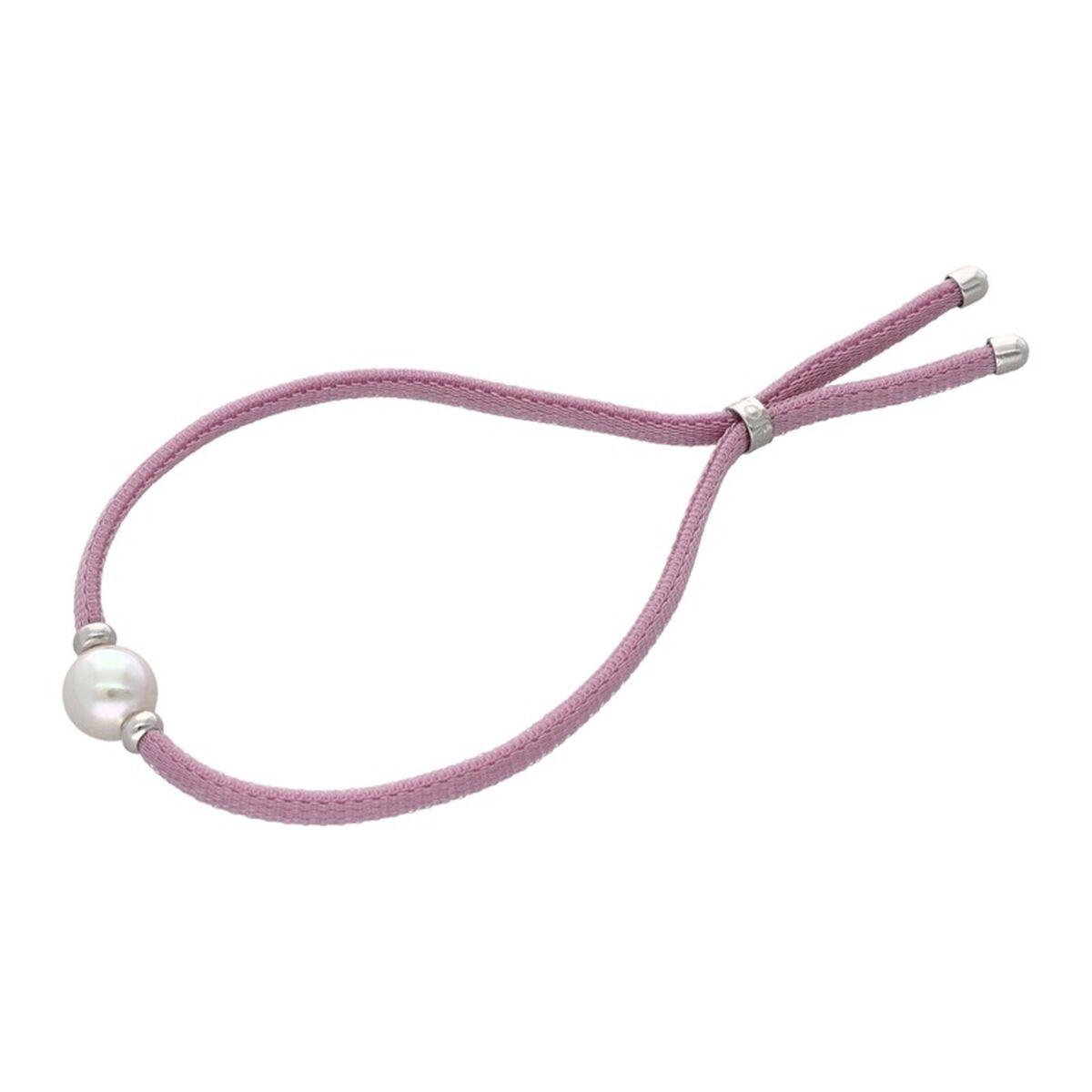 Rosa Majorica Armbånd Til Kvinder Snøre Med Perledetalje - Majorica Armbånd  - 8426880000923