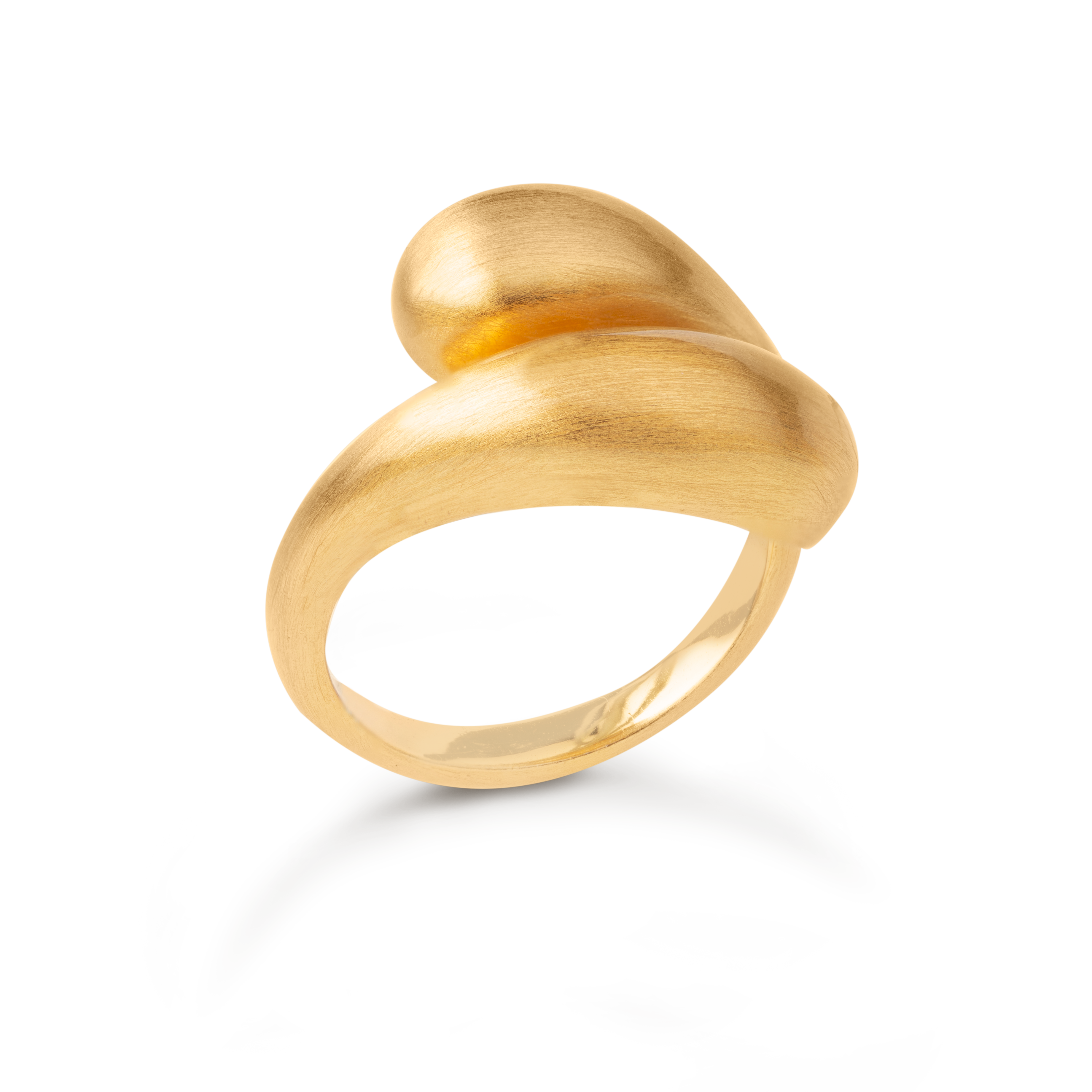 Bybiehl Ocean Flow Duo Ring Forgyldt Sølv 4206 - Bybiehl Fingerringe  - 1233690216850