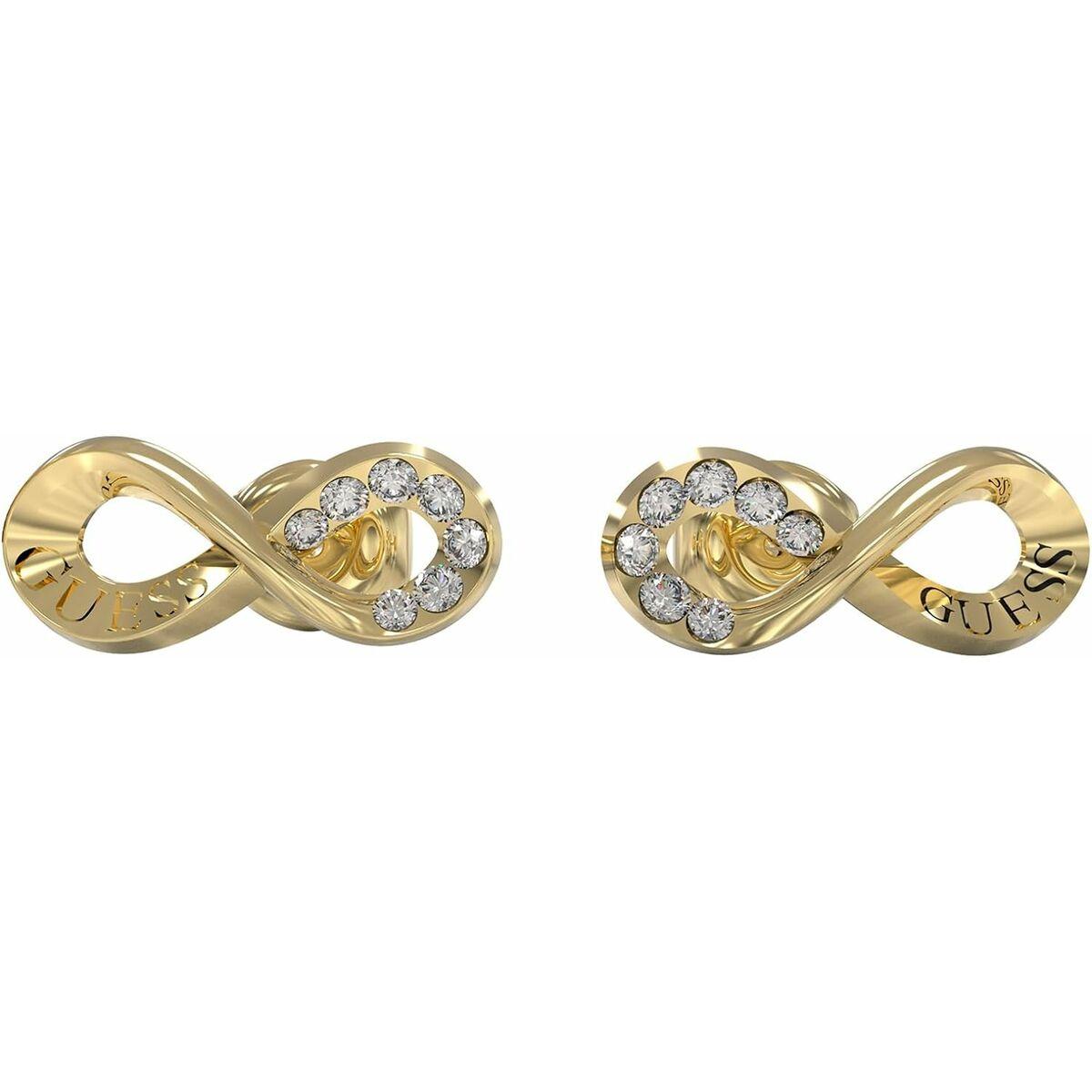 Guess øreringe Til Kvinder Infinity Guldfarvet Jube03262jwygt - Guess Øreringe  - 7624926661157