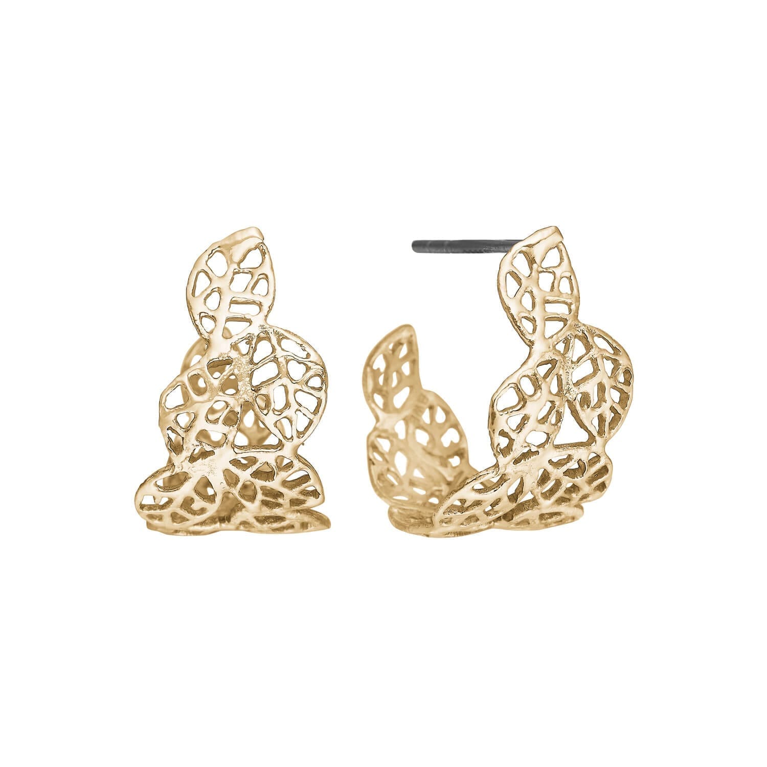 Autumn Leaves Golden Creol - Bybirdie.dk Øreringe