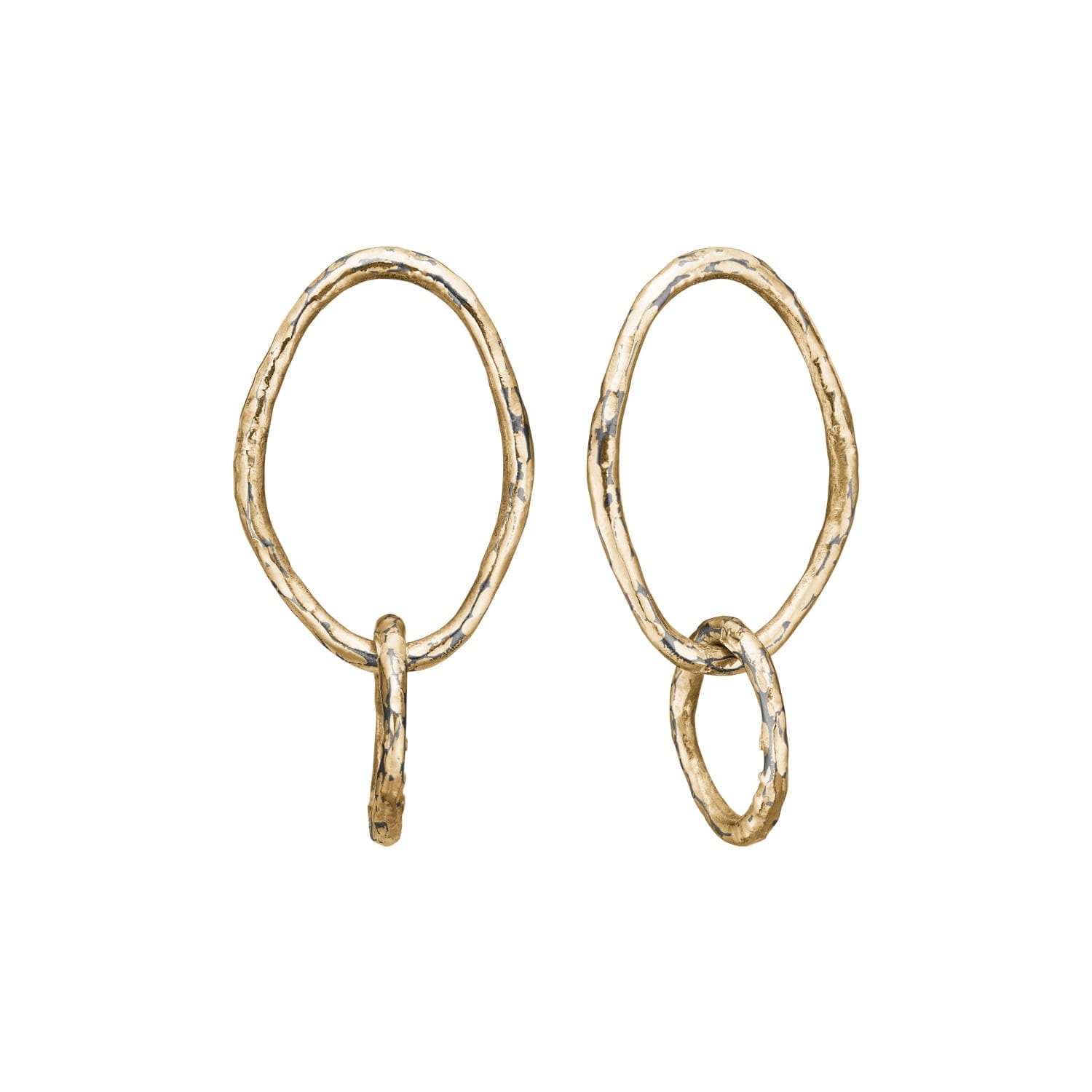 Onassis Duo Golden Plain - Bybirdie.dk Ørestikkere