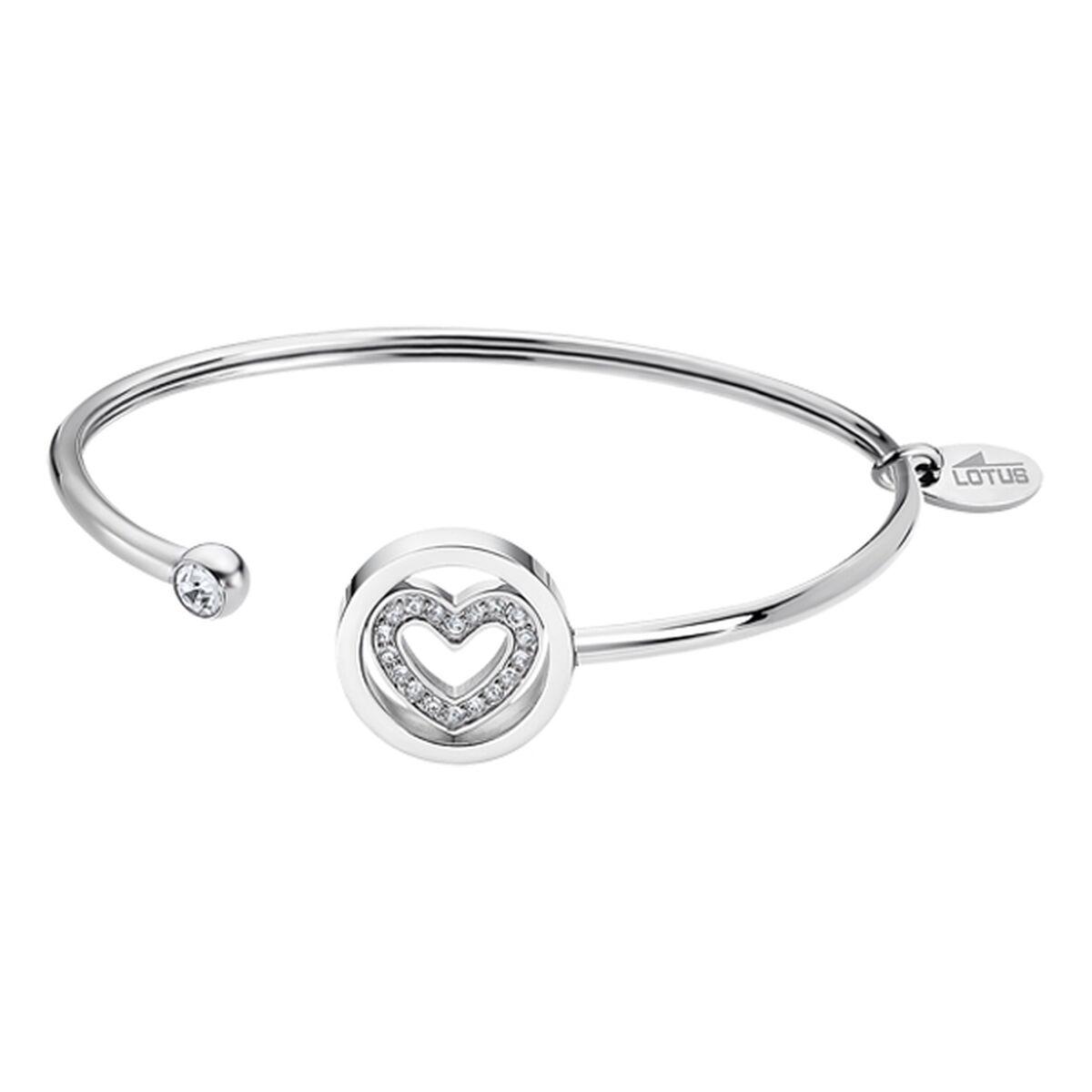Lotus Ls2182 Armbånd Til Kvinder Sølvfarvet Med Hjerte - Lotus Armbånd  - 8430622780240